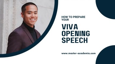 Featured blog post image for How to prepare your viva opening speech