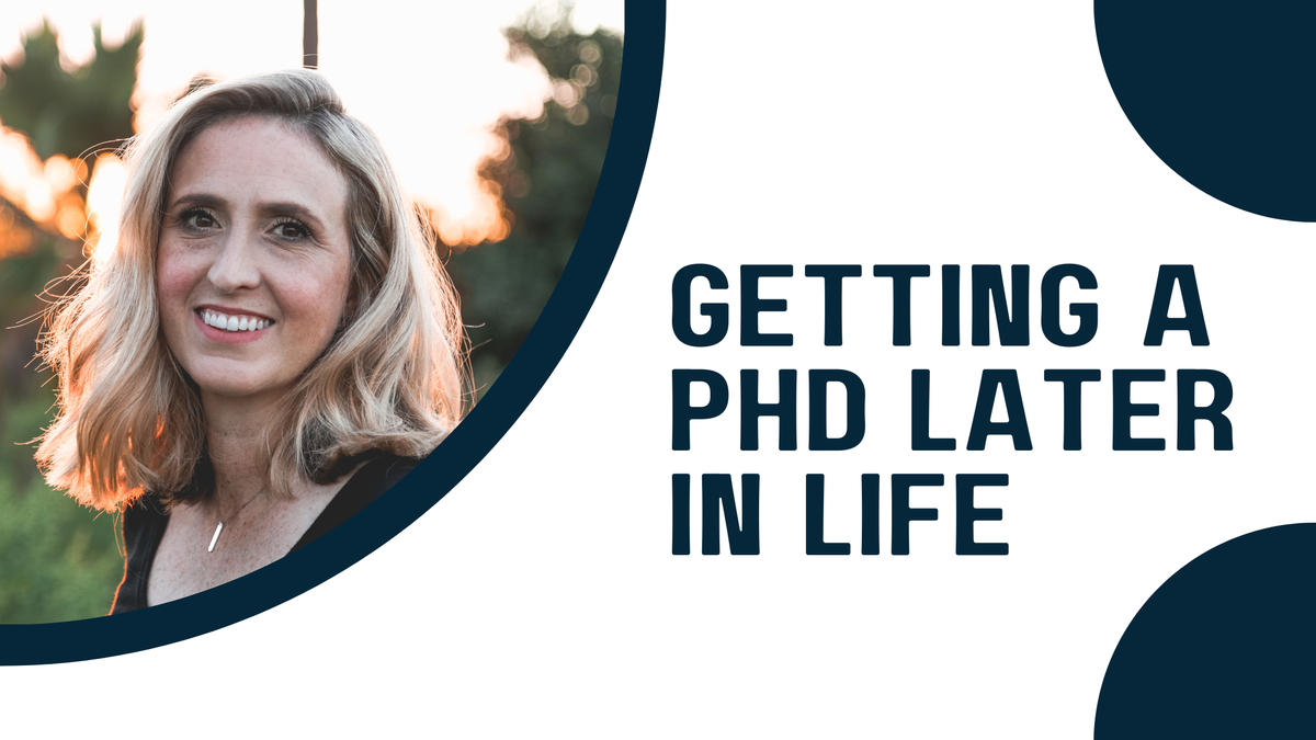 getting a phd after 60