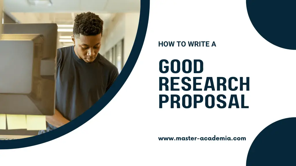 ingredients of a good research proposal
