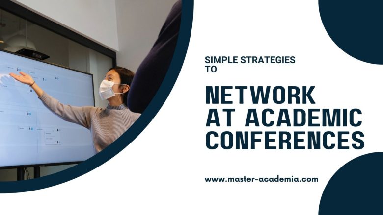 Featured blog post image for simple strategies to network at academic conferences