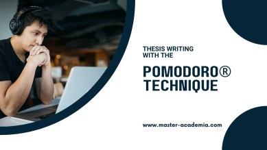 Featured blog post image for Thesis writing with the Pomodoro® technique
