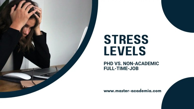 Featured blog post image for Stress levels - PhD versus non-academic full-time job
