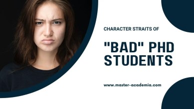 Featured blog post image for Character traits of 'bad' PhD students