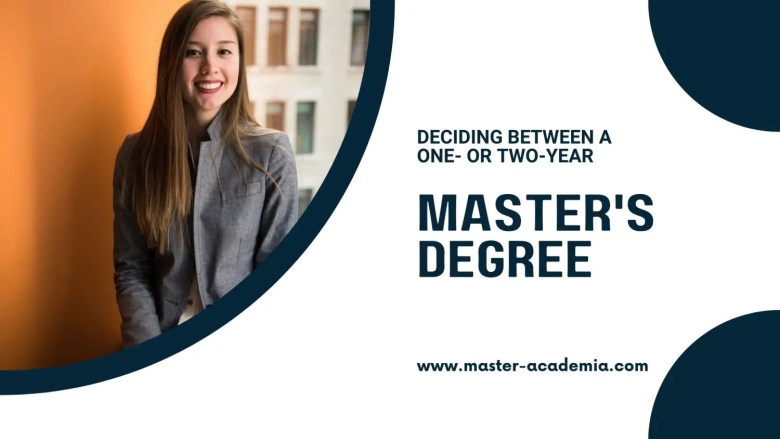 Featured blog post image for Deciding between a one- or a two-year master's degree