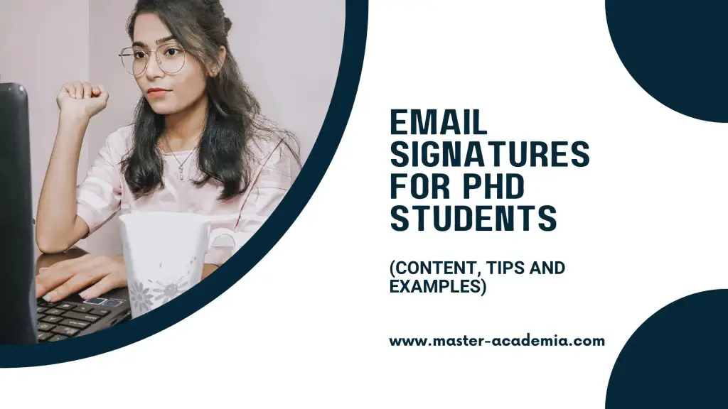 how to use phd in signature