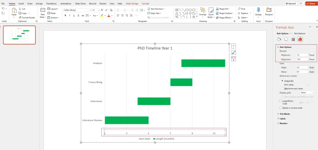 gantt chart in research proposal