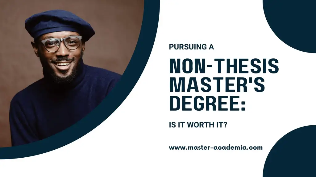 master's degree that does not require a thesis