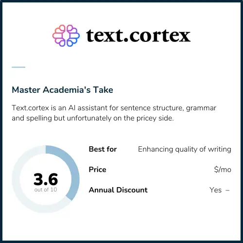 academic writing master thesis