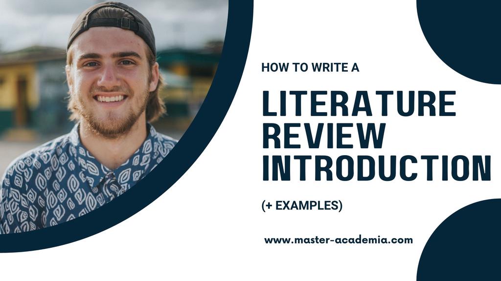 how to write a literature review mmu